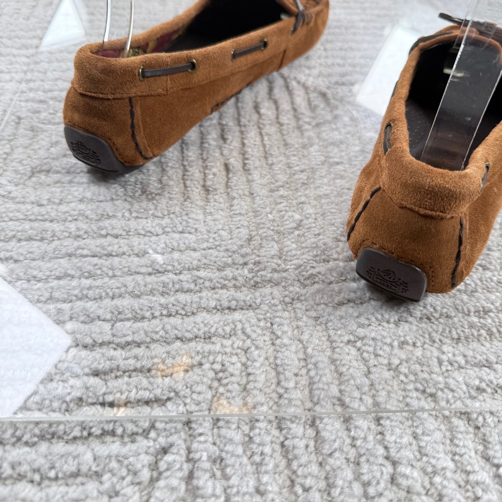 Etienne Aigner Moccasin Loafers Women's 7M Brown Suede Preppy Driving Academic - Picture 5 of 11